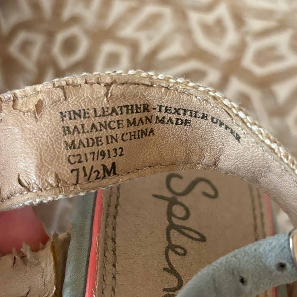 SPLENDID | Espadrille Light Blue Size 7.5 - Picture 2 of 10